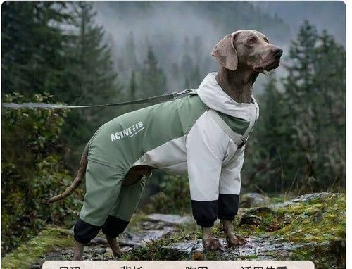 FENROVE AirShell Ultra-Light Rain Suit in Green — real product photo