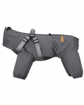 FENROVE Deep Grey full-body dog rain suit, product view