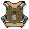 FENROVE Trail Control Harness in Army Green on a clean white background
