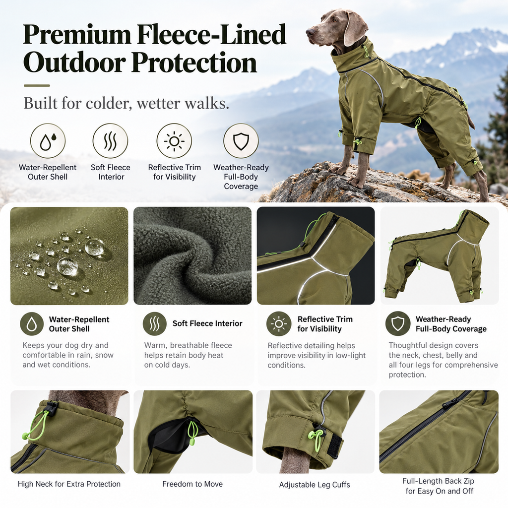 FENROVE TrailShell fleece-lined outdoor protection feature guide