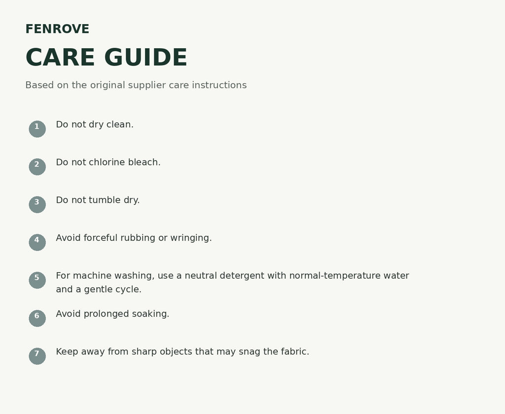 FENROVE TrailShield care guide