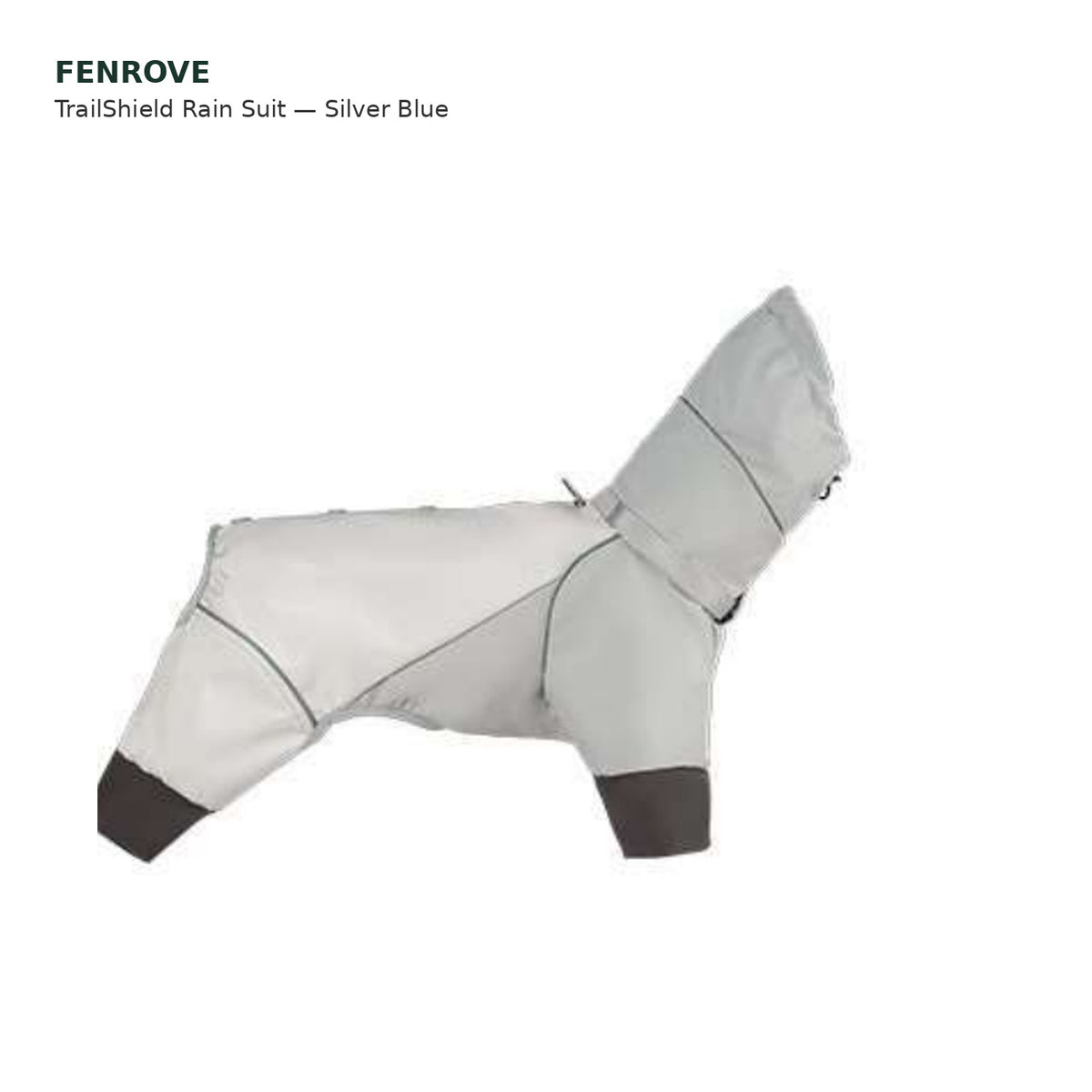 FENROVE TrailShield Rain Suit Silver Blue — exact source product view
